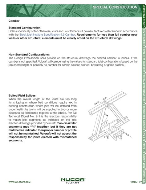 Vulcraftverco Group Catalogs Vulcraft Steel Joist And Joist Girder
