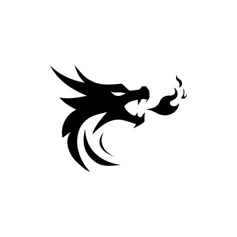 Dragon Logo Template. Vector icon illustration design of dragon symbol ...