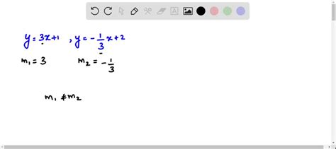 ⏩SOLVED:Determine if the lines are parallel, perpendicular, or… | Numerade