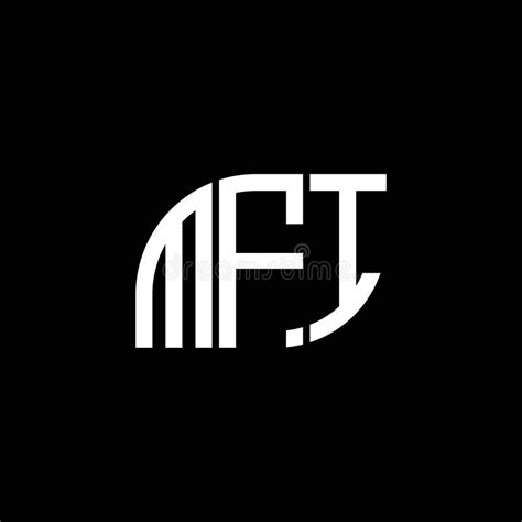 MFI Letter Logo Design on Black Background. MFI Creative Initials ...