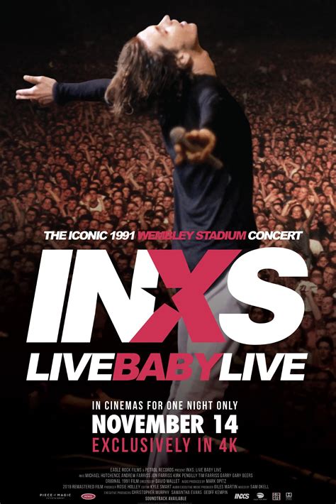 INXS Live Baby Live Wembley Stadium 1991 Posters The Movie