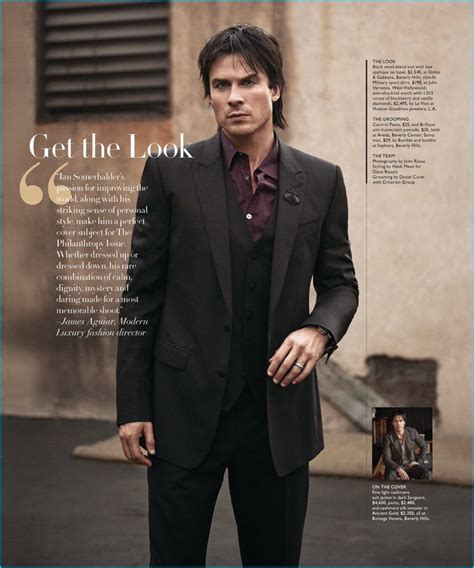 Ian Somerhalder Covers Modern Luxury Angeleno Talks Charity The Fashionisto Artofit