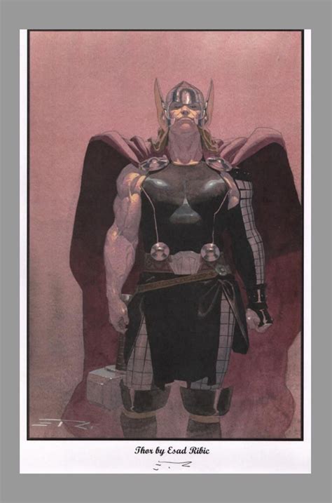 Esad Ribic Signed Art Print ~ Thor