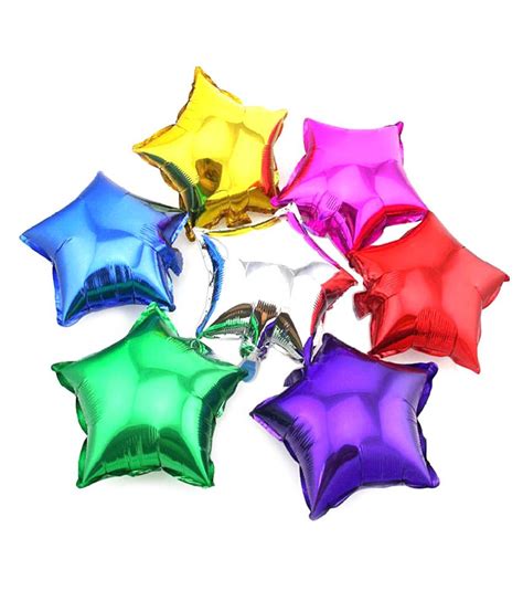 HK Balloons Star Shaped Multicolored Balloons - Buy HK Balloons Star ...