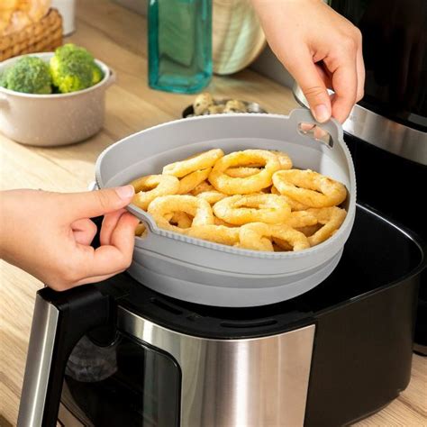 Grooptoo Panier en Silicone pour Friteuses à Air Chaud et Four pour