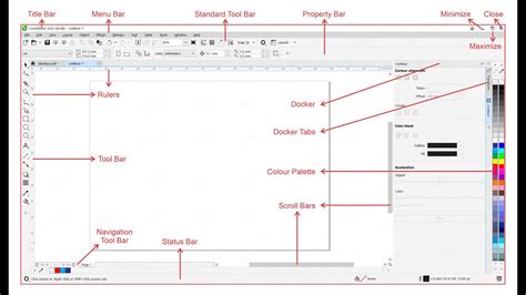 Coreldraw Interface Beginner Tutorial Of Coreldraw