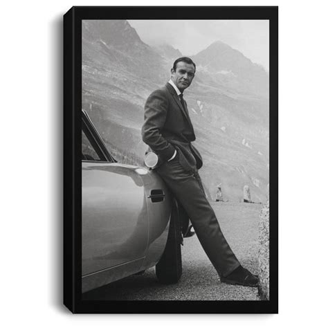 Sean Connery James Bond poster, canvas - Bucktee.com