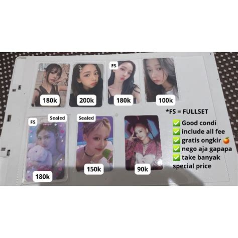 Jual Photocard Karina Winter Ningning Giselle Aespa Itzy Yeji