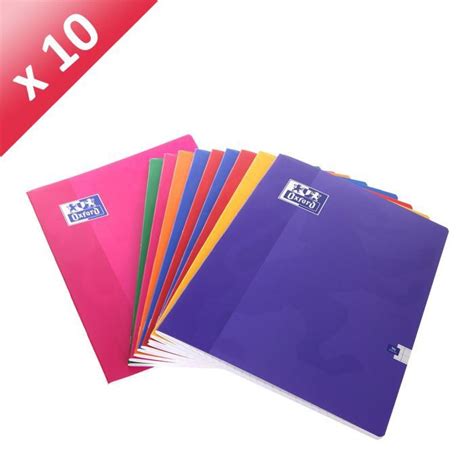 OXFORD Cahier Piqûre 96 Pages 240x320 Seyes x10 Cdiscount Beaux