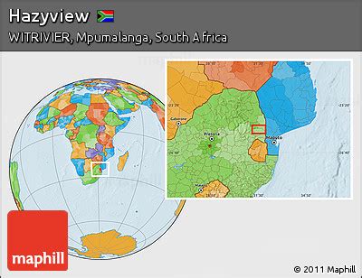 Free Political Location Map of Hazyview