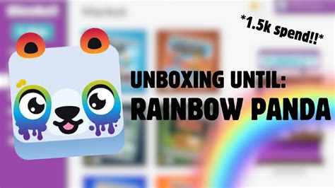 Unboxing The Chroma Rainbow Panda In Blooket Youtube