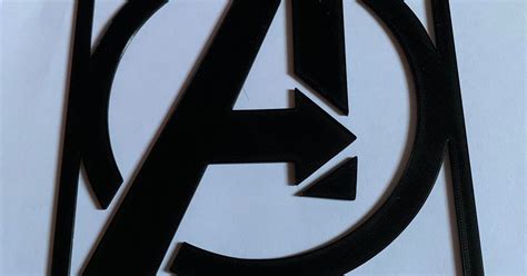 avengers  wall por elombre descargar modelo stl gratuito
