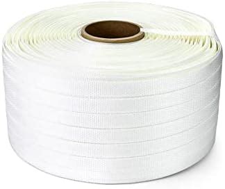 Qwork X Woven Cord Strapping Roll Heavy Duty Polyethylene