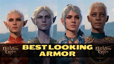 Baldurs Gate 3 Best Armor Showcase Top 4 Stylish Sets Revealed Patch 5 Youtube