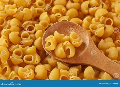 Italian Pasta And Wooden Spoon Stock Image Image Of Cooking