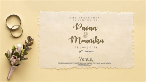 Pavan Mounika Engagement Youtube