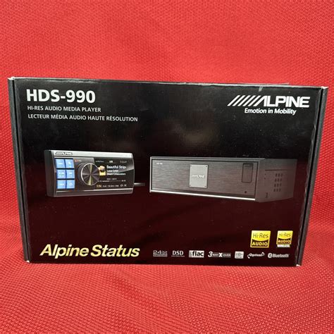 Alpine Status HI RES HDS 990 Single DIN Digital Media Bluetooth