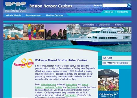 Client: Boston Harbor Cruises - Suki Design