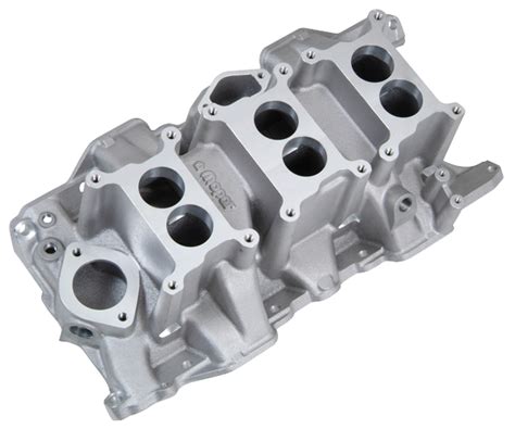 Mopar Perf P4529054 Six Pack Dual Plane Aluminum Intake Manifold