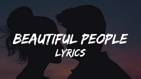 Beautiful People Lyrics Ed Sheeran Feat Khalid Youtube