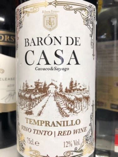 Barón de Casa Tempranillo Vivino