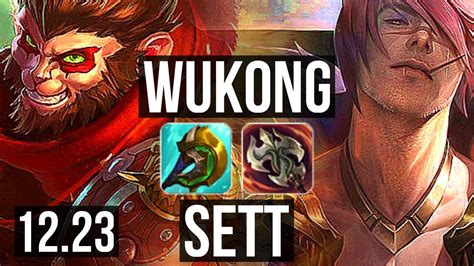 Wukong Vs Sett Top 1 2m Mastery 400 Games 4 1 2 Euw Diamond