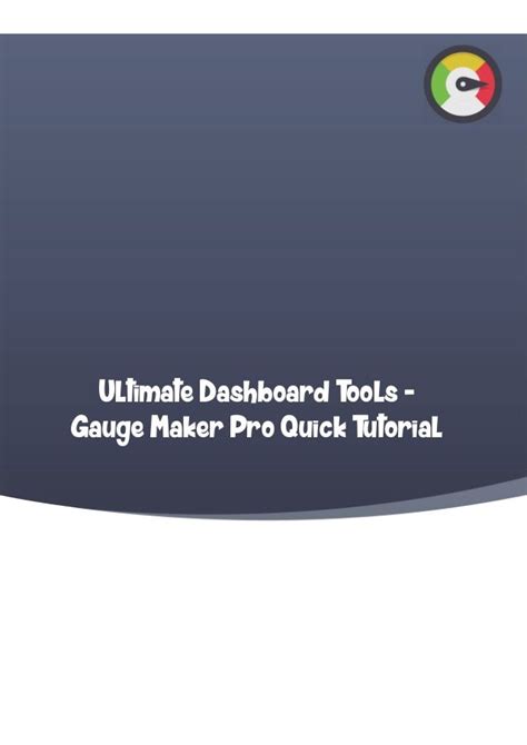 Gauge Maker Pro Excel Dashboard Add In Dashboard Gauges Dashboard