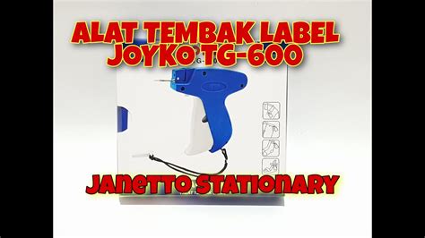 Tag Gun Alat Tembak Label Joyko Tg Youtube