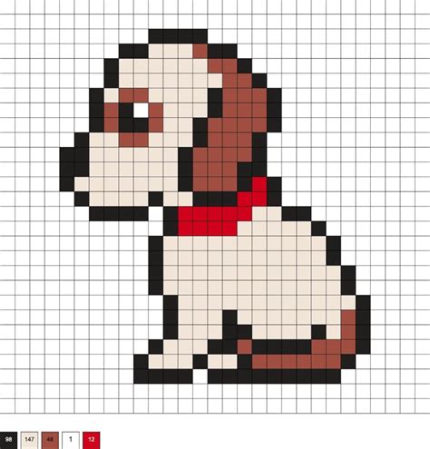 Dog Perler Beads (60+ Free Patterns!) - DIY Candy