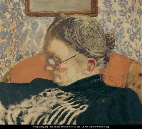 La Mere De Vuillard En Profil Edouard Jean Edouard Vuillard