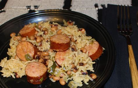 Black Eye Pea Jambalaya Rice Cooker RealCajunRecipes La M De