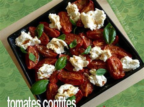 Les Meilleures Recettes De Burrata Et Tomates Confites