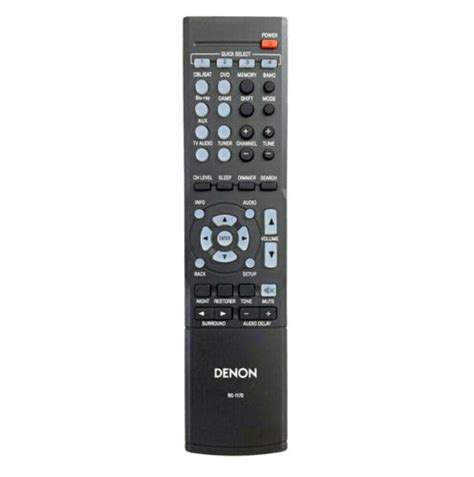 New Rc For Denon Av Receiver Remote Control Avr Dht Ba Rc