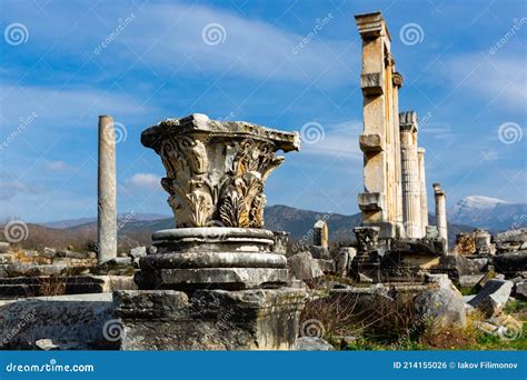 Temple of Aphrodite in Aphrodisias Ancient City, Turkey. Stock Photo ...