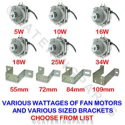 ELCO FRIDGE FREEZER FAN MOTOR CHOOSE SIZE 5W 34W 220 240v UNIVERSAL