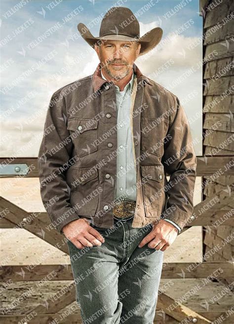 Kevin Costner Cowboy Jacket Yellowstone Season 5