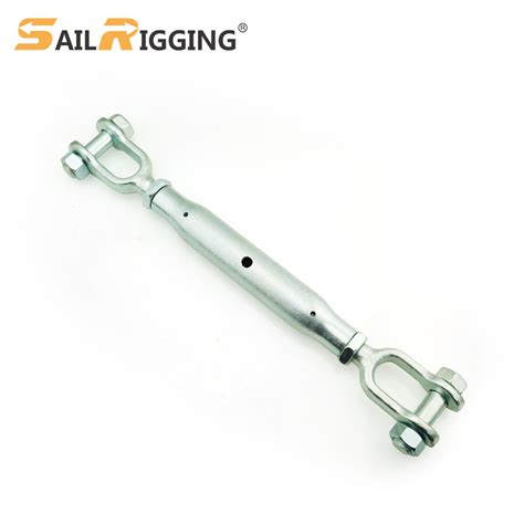 Din Drop Forged Turnbuckle Galvanized Closed Body Turnbuckle Jaw