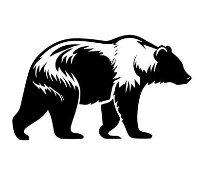 Black Bear Clipart Black And White