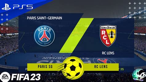 Fifa 23 Paris Sg Vs Rc Lens Ligue 1 Uber Eats Ps5™ Next Gen