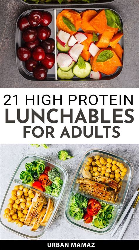 21 Best Protein Lunchables For Adults Healthy Lunch Meal Prep