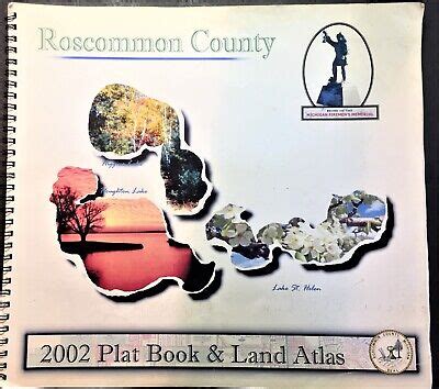 IL IN MI OH WI County Michigan Land Atlas Plat Book