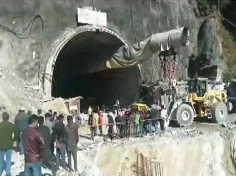 After A Section Of An Under Construction Tunnel Collapses In