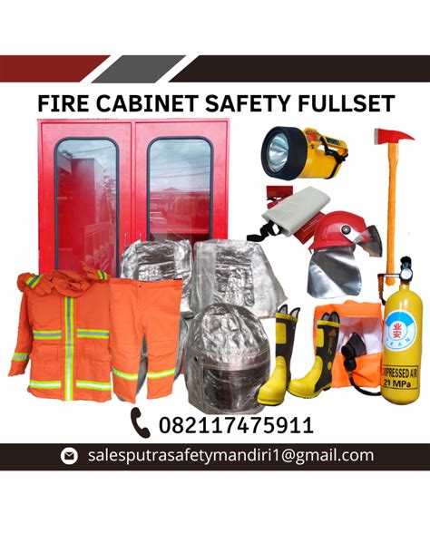 Fire Cabinet Safety Fullset Lemari Penyimpanan Apd