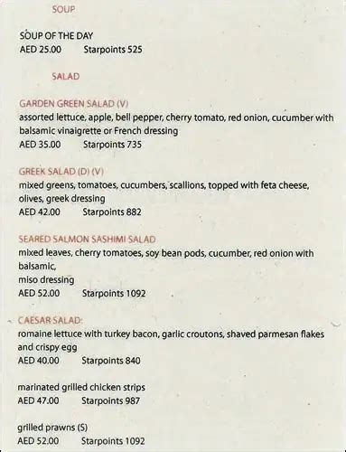 Menu At Dine All Day Dining Restaurant Abu Dhabi Aloft Abu Dhabi