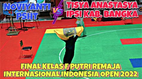 Final Indonesia Open PSHT Vs IPSI Kab Bangka Kelas F Remaja YouTube