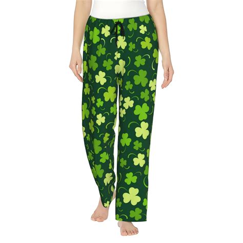 Kll Womens Happy St Patricks Day Print Pajama Pants Soft Pajama