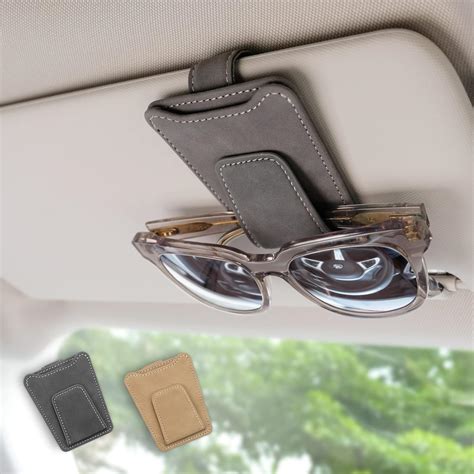 Amazon Ompellus Glasses Holder For Car Sun Visor Multifunctional