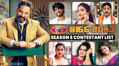 Bigg Boss 6 Tamil Contestants Update: These are the list of contestants ...