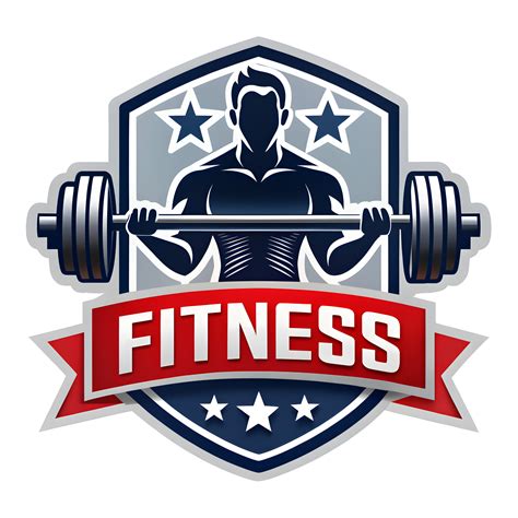 dynamic fitness gym logo  transparent background  png