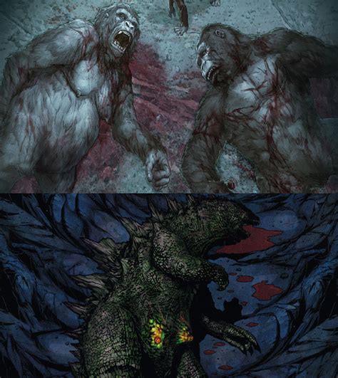 Godzilla vs Kong Ancestors Death by MnstrFrc on DeviantArt